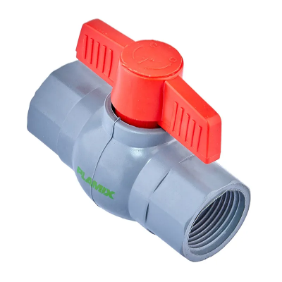 Кран кульовий Plamix PVF-1&quot; FF PVC (PM0627)