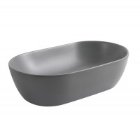 Раковина накладна MIXXUS PREMIUM ELLIPSE-0109 GRAY 500x300x140mm (MP6653)