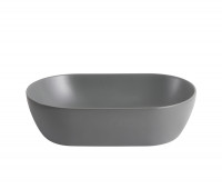 Раковина накладна MIXXUS PREMIUM ELLIPSE-0109 GRAY 500x300x140mm (MP6653)