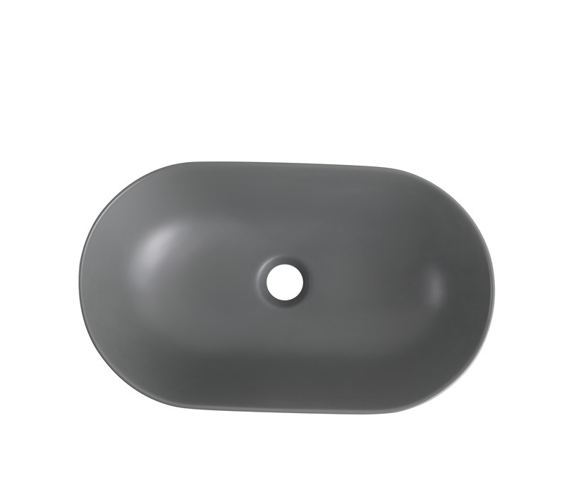 Раковина накладна MIXXUS PREMIUM ELLIPSE-0109 GRAY 500x300x140mm (MP6653)