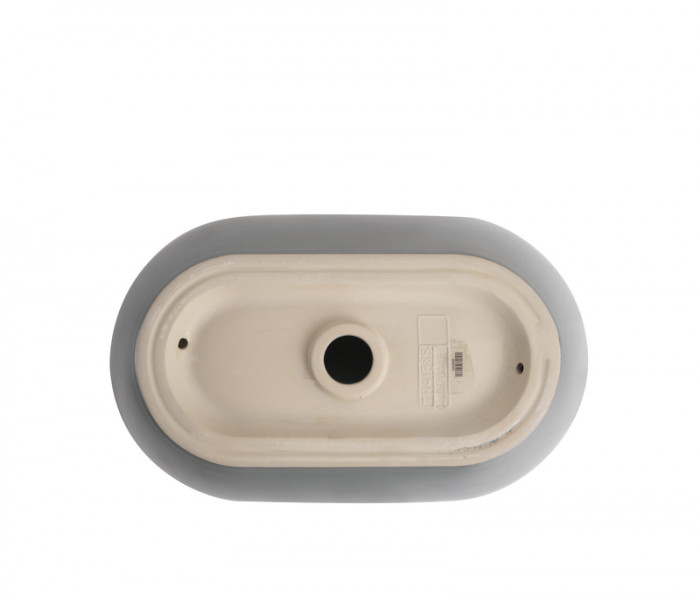 Раковина накладна Mixxus Premium ELLIPSE-0109 GRAY 500x300x140mm (MP6653)