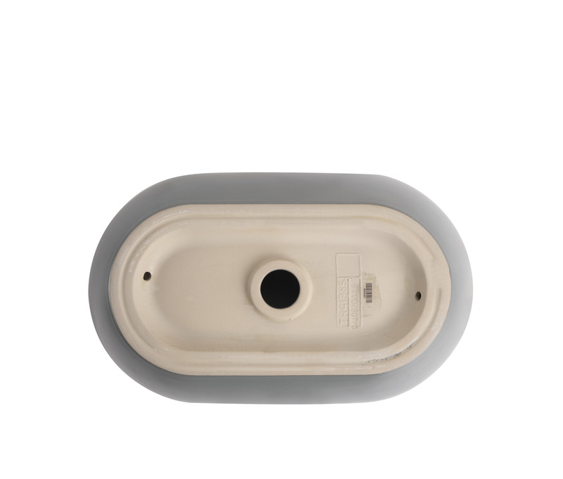 Раковина накладна MIXXUS PREMIUM ELLIPSE-0109 GRAY 500x300x140mm (MP6653)