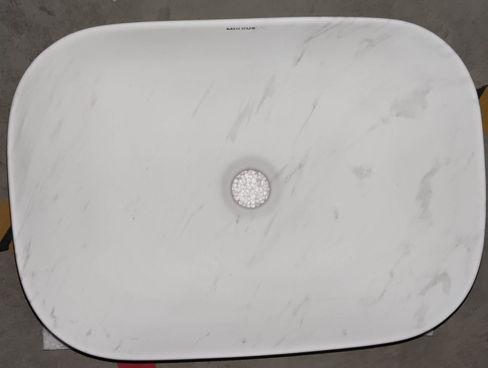 Раковина накладна MIXXUS PREMIUM DIVERSE-0112 MARBLE 455х325х135mm (MP6543)