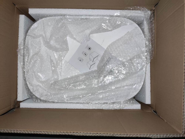 Раковина накладна Mixxus Premium DIVERSE-0112 MARBLE 455х325х135mm (MP6543)