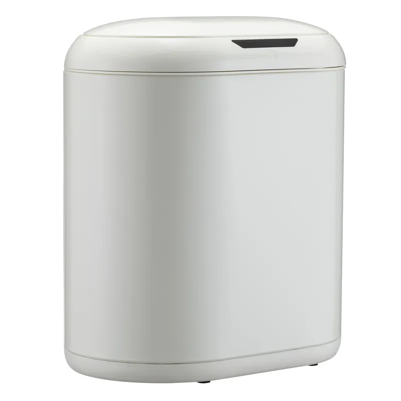 Відро для сміття сенсорне овальне Mixxus Premium Topper-TC0112 White 12л колір білий (MI7082)