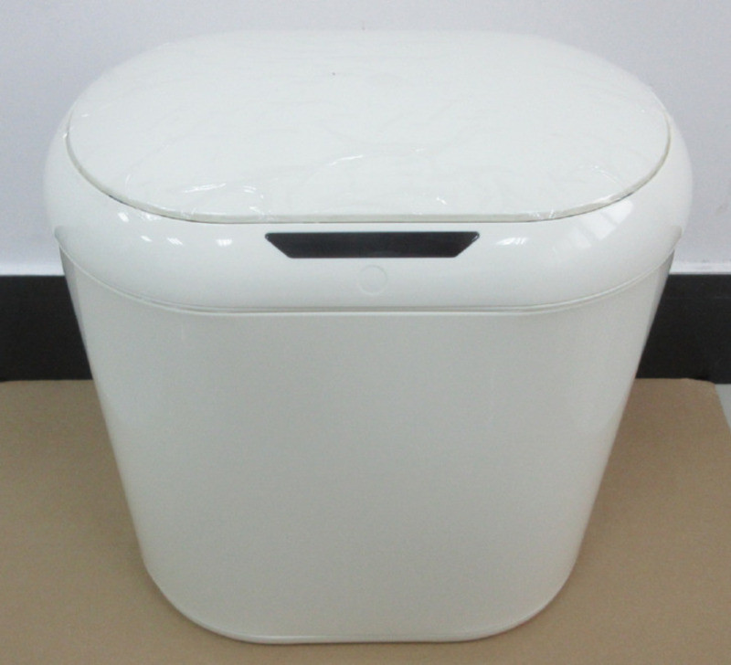 Відро для сміття сенсорне овальне Mixxus Premium Topper-TC0112 White 12л колір білий (MI7082)