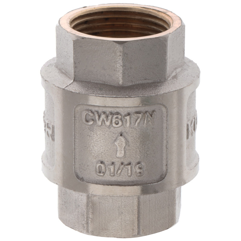 Клапан зворотний Koer (нікельований) 3/4" (Koer KR.172.N) (KR2779)