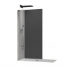 Душова перегородка Koer SR SP02-100x200-TR-01 Walk-In прозоре скло Easy Clean 8мм, хром (KR5395)
