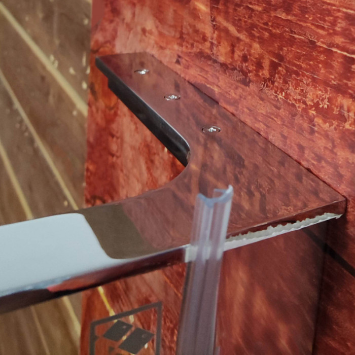 Душова перегородка Koer SR SP02-100x200-TR-01 Walk-In прозоре скло Easy Clean 8мм, хром (KR5395)