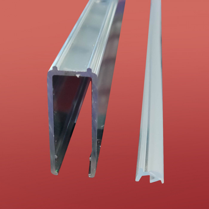 Душова перегородка Koer SR SP02-100x200-TR-01 Walk-In прозоре скло Easy Clean 8мм, хром (KR5395)