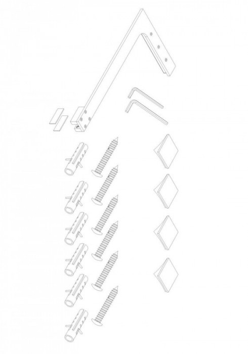 Душова перегородка Koer SR SP02-100x200-TR-01 Walk-In прозоре скло Easy Clean 8мм, хром (KR5395)