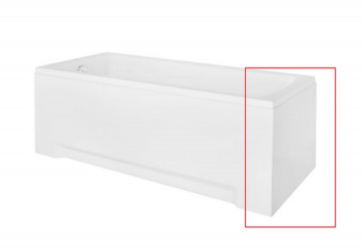 Обудова до ванни BESCO бокова універсальна 80х52