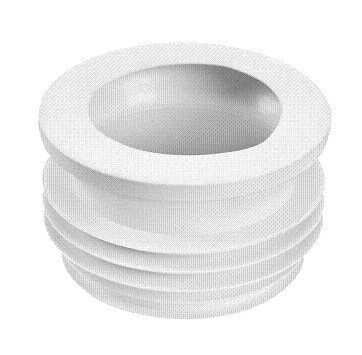 Колено-подключение к WC простое (90/110 мм.) WC-CON14