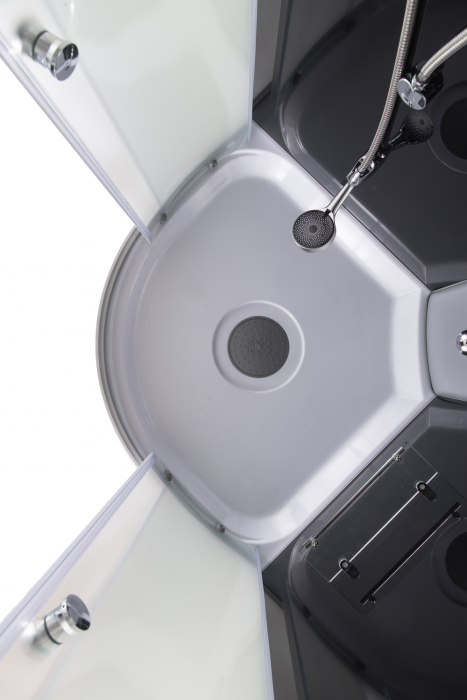 Бокс душовий без гідромасажу Mixxus WAVE SB02-120x80x215-R-FB SATIN з низьким піддоном (MI6893)