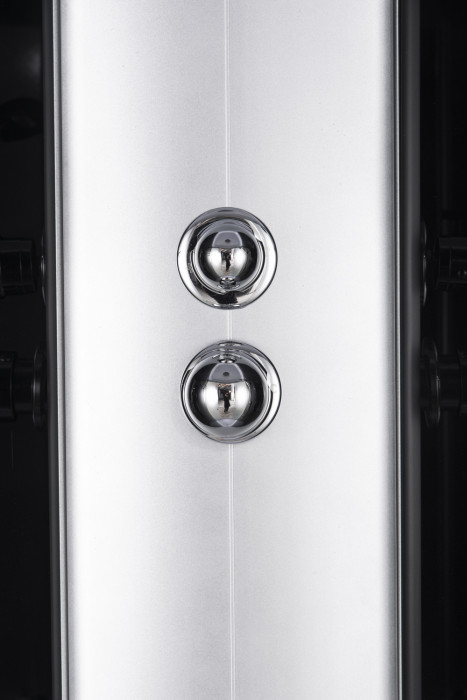 Бокс душовий без гідромасажу Mixxus WAVE SB02-120x80x215-R-FB SATIN з низьким піддоном (MI6893)