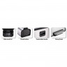 Відро для сміття з плавним закриттям прямокутне Mixxus Cubic-TC0105 SS Color 5л колір наржавійка (M