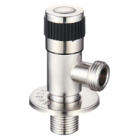 Кран для підключення сантехприладів MIXXUS VAL-04-1/2x1/2 з нерж. сталі SUS304 (Колір нерж) (MI6534)