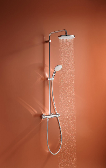 Душова система Grohe Tempesta System 210 з термостатом для настінного монтажу (26811001)