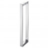 Душова кабіна без піддону Koer SR SC02-100x80x200-TR-01 прозоре скло Easy Clean 8мм, хром (KR5355)
