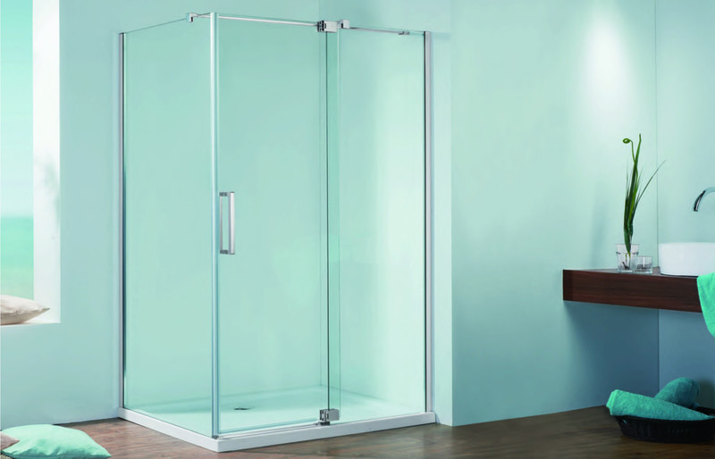 Душова кабіна без піддону Koer SR SC02-100x80x200-TR-01 прозоре скло Easy Clean 8мм, хром (KR5355)