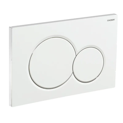 Панель змиву KOER KT-0601-03 пластикова, кнопка кругла (KR5175)