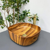 Умывальник (раковина) VBI AREZZO WOOD MATT накладной