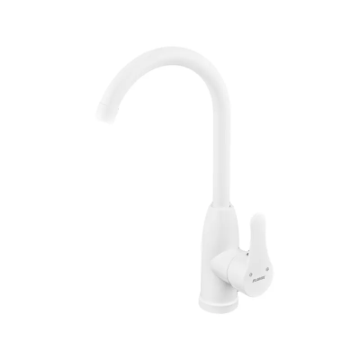 Змішувач для кухні Plamix Diego-011-B White (без підведення) (PM0658)