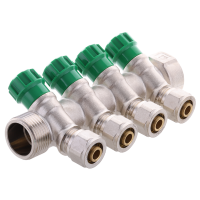 Колектор для теплої підлоги Koer KR.1124-4 1"x4 ways (KR2834)