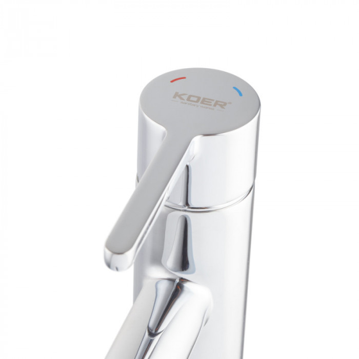 Змішувач для умивальника високий Koer KB-11029-01 Колір хром (KR5479)