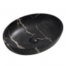 Раковина накладна MIXXUS PREMIUM ELLIPSE-0102 MARBLE 515х400х130mm (MP6552)