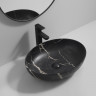 Раковина накладна MIXXUS PREMIUM ELLIPSE-0102 MARBLE 515х400х130mm (MP6552)