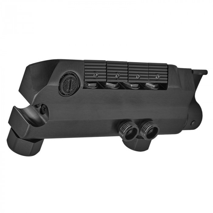 Душова колона Armata BCS-009-J Black зі змішувачем з кнопковим перемикачем, 4 режими (CH6508)