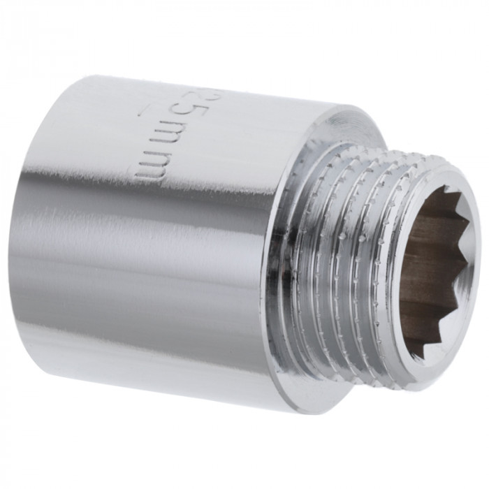 Подовжувач 1/2" 25мм (хром) Koer KF.E06-25.CHR (KF0095)