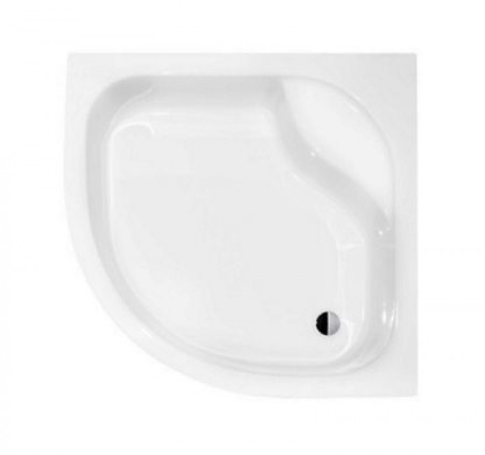 Піддон півкруглий DIPER I 90x90x24/35 з сидінням + ноги