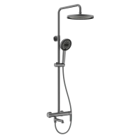 Душова колонна зі змішувачем Koer KB-56029-07 3 функції, колір графіт (KR5497)