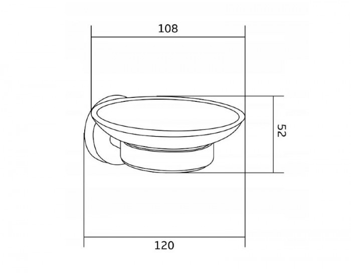 Мильниця MEXEN REMO WHITE