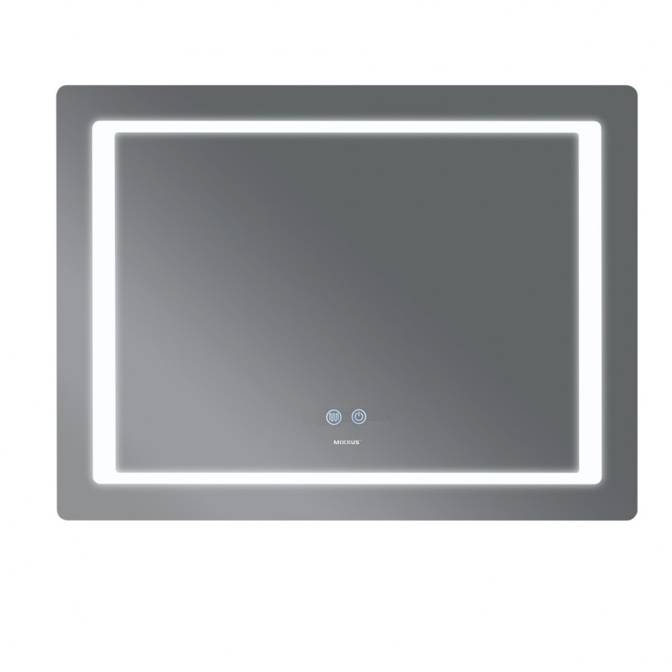 Дзеркало Mixxus STYLE MR13-80x60-Reverse з Led Touch, Anti-fog, димером, регулятором яскравості (MI6666)