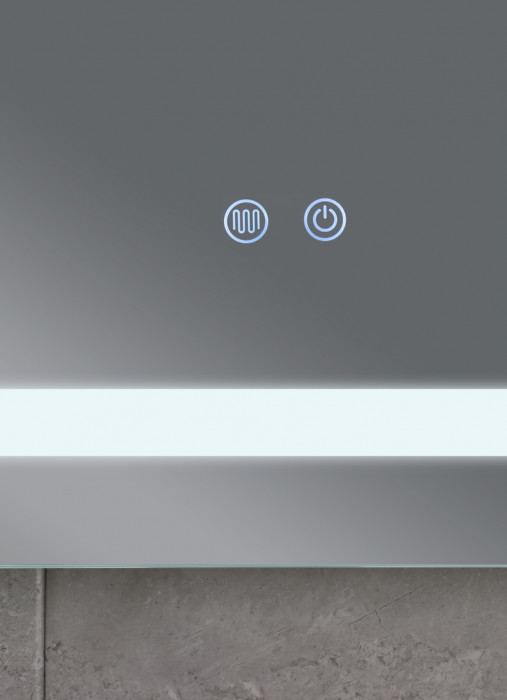 Дзеркало Mixxus STYLE MR13-80x60-Reverse з Led Touch, Anti-fog, димером, регулятором яскравості (MI6666)