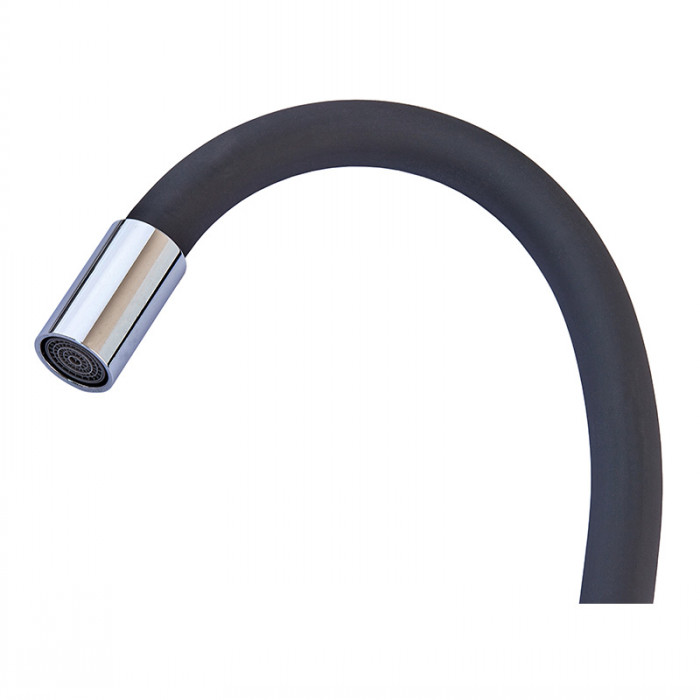 Змішувач для кухні Mixxus SUS-011 Chrome Refl.Black (нерж. сталь) (MI6223)