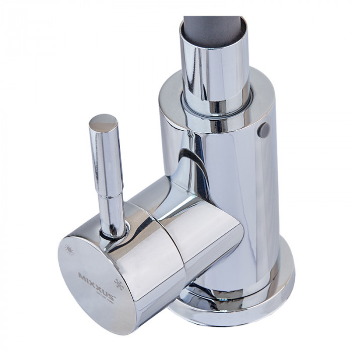 Змішувач для кухні Mixxus SUS-011 Chrome Refl.Black (нерж. сталь) (MI6223)