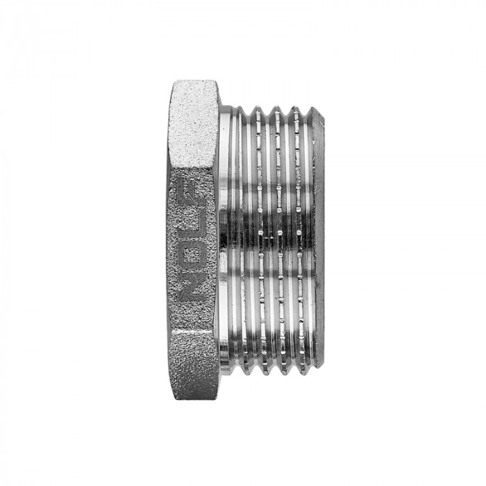 Футорка Nolf NFC.F0810-N-1"Mx3/4"F нікельована (NF3125)