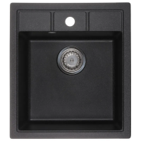 Мийка кухонна Zerix ZS-4651S-03 Чорна (ZX4564)