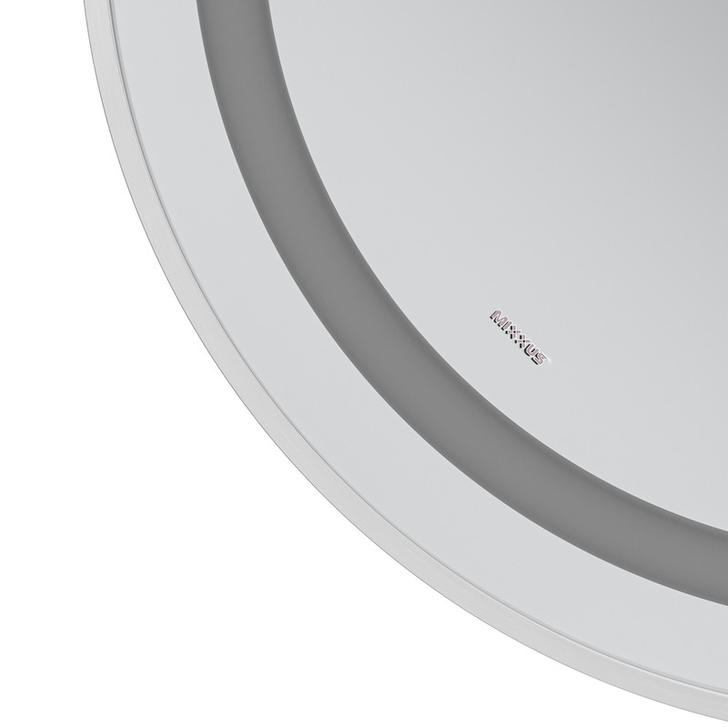 Дзеркало MIXXUS PREMIUM ELLIPSE MV05-80x70-REVERSE WHITE з LED Touch, Anti-fog, димером (3-6,5kK) (MP6645)