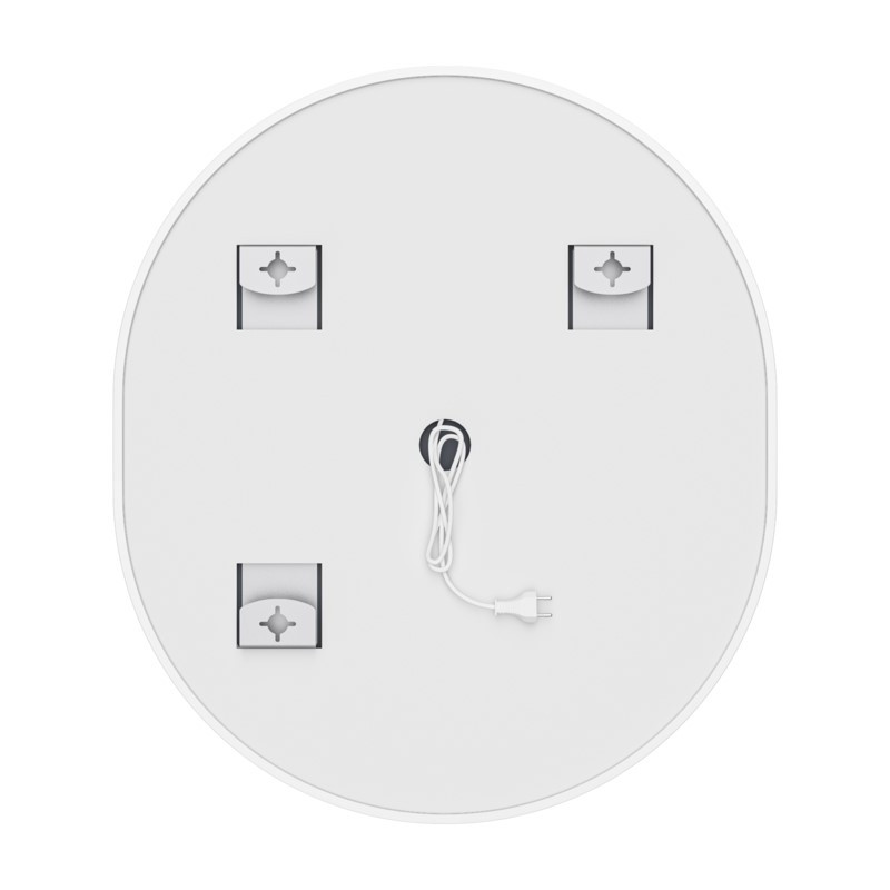 Дзеркало MIXXUS PREMIUM ELLIPSE MV05-80x70-REVERSE WHITE з LED Touch, Anti-fog, димером (3-6,5kK) (MP6645)