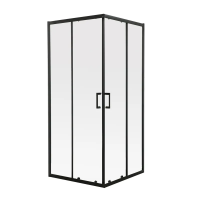 Душова кабіна без піддону MIXXUS PREMIUM DIVERSE SC02-90x90x195-TR BLACK прозоре скло 5мм (MI6862)