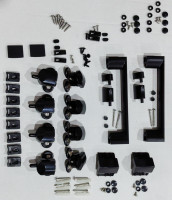 Душова кабіна без піддону MIXXUS PREMIUM DIVERSE SC02-90x90x195-TR BLACK прозоре скло 5мм (MI6862)