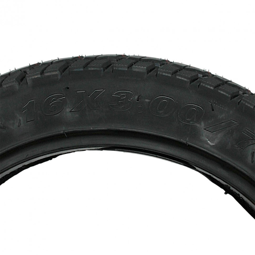 ПОКРИШКА 16-3.00 Б/К BLACK CAT (AC-811) ДЛЯ ЕЛЕКТРОВЕЛОСИПЕДА, E-BIKE TL