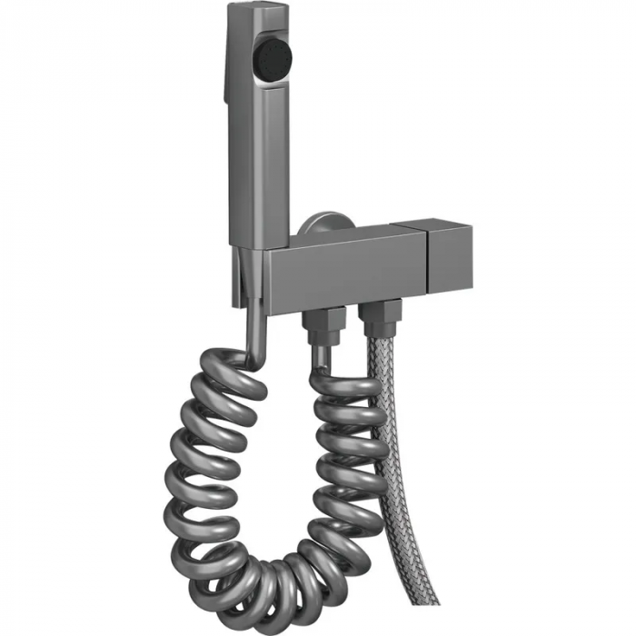 Кран для гігієнічного душу та бачка унітаза CHAMPION PHL-333 GRAPHITE з лійкою (CH6552)