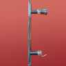 Двері в нішу Koer SR SD01-120x200-TR-07 прозоре скло Easy Clean 8мм, графіт (KR5378)