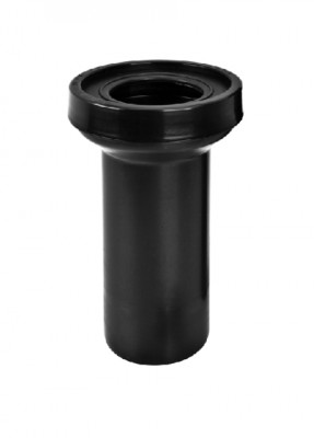 Колено-подключение эластичное к WC: простое /90 мм/с уплотнителем/L-265 мм. WC-CON2BL-NOSEAL